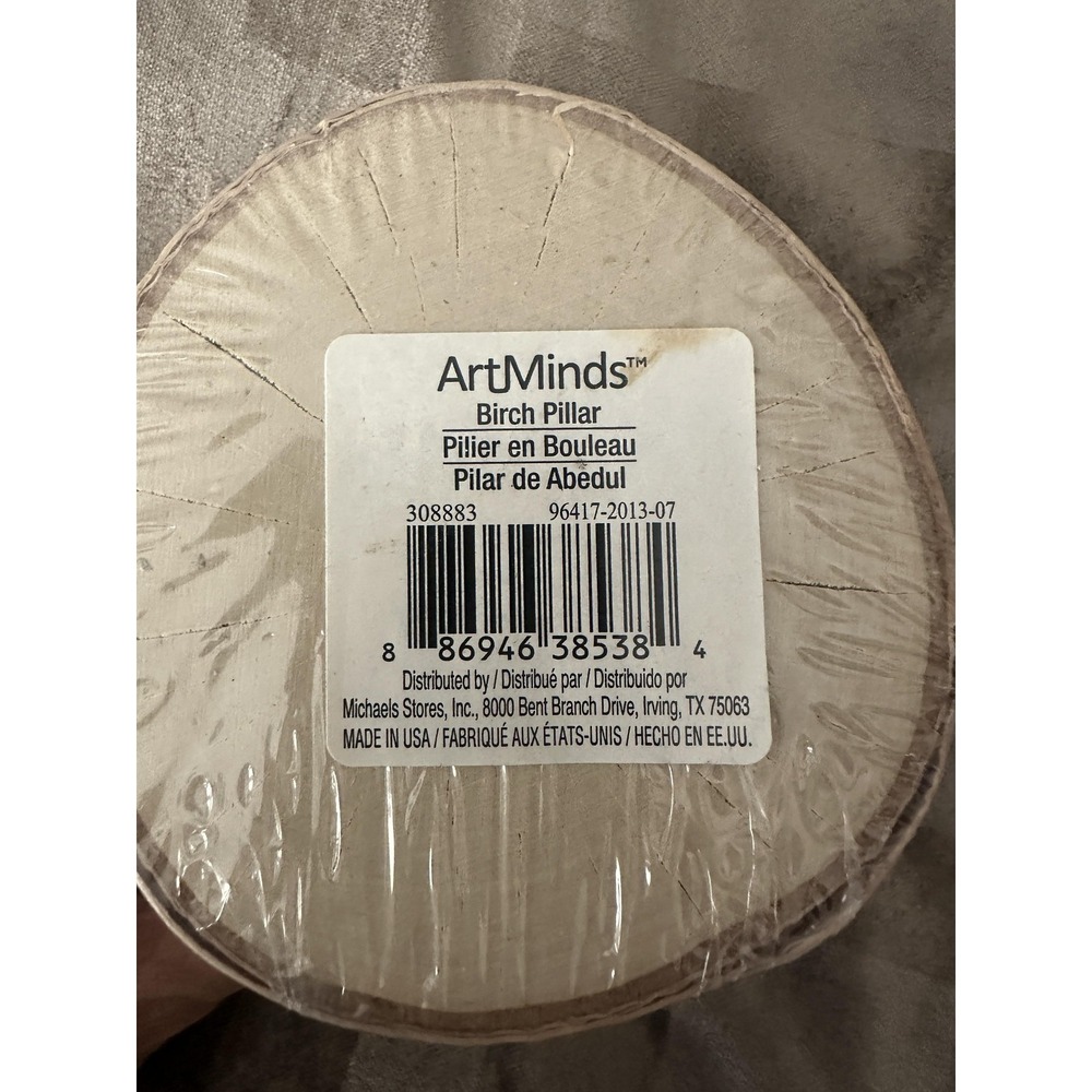 ArtMinds Birch Wood Rounds Slice Natural Unfinished Craft Decor Lot Of 6 USA - Picture 12 of 16